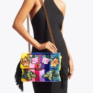 NEW Kurt Geiger - Rainbow Velvet Kensington